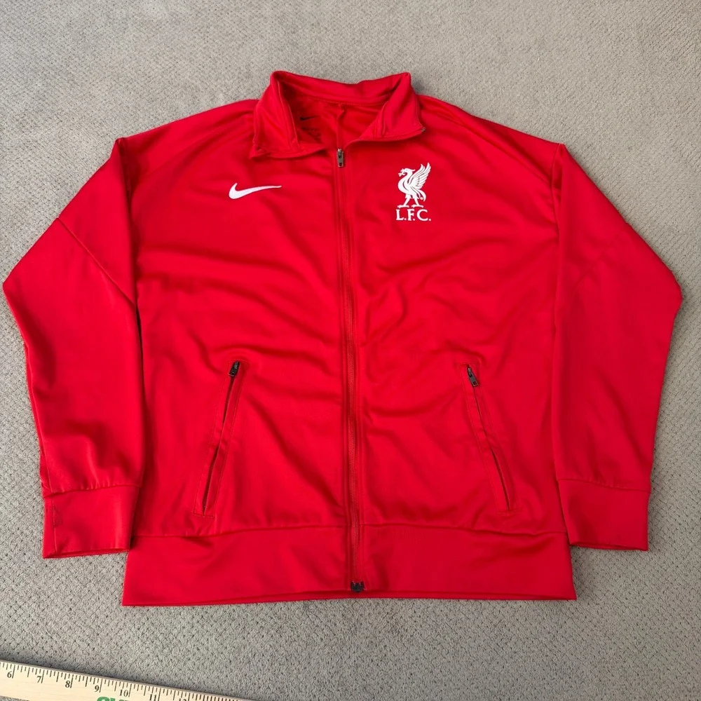 Nike Kids Liverpool F.C. Dri-FIT Full Zip Track Jacket Red XL